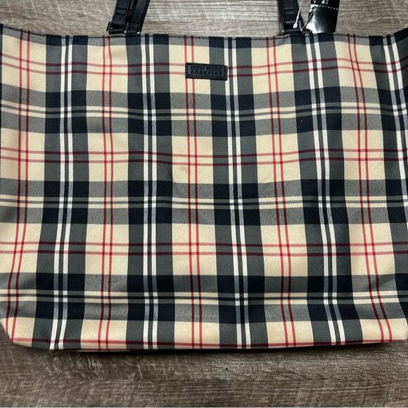 New York & Company Plaid Tote Bag w Matching Wallet NWT - Picture 2 of 10